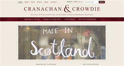 Desktop Screenshot of cranachanandcrowdie.com